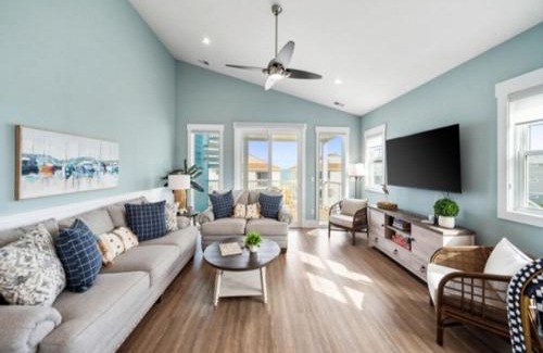 North Carolina Coast Casa | Sunnyside - Ocean and Inlet views, steps to beach access, plus parking for 4! townhouse