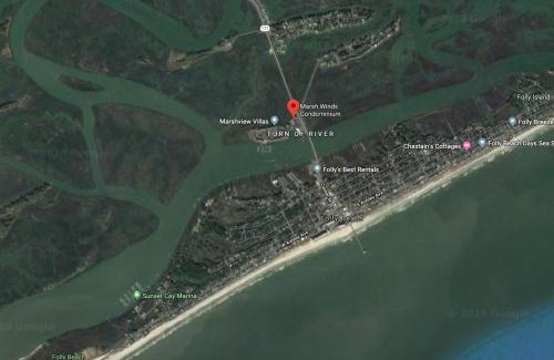 Folly Beach Apartamento | Sunset Retreat