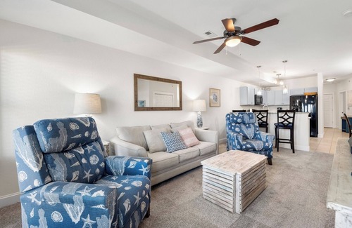 Nags Head Condominio | Sunset Sound: Se admiten mascotas, condominio de 2 dormitorios con una piscina comunitaria y espectaculares puestas de sol