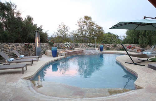 Oak View Casa | Sunset View Oasis. Saltwater Pool + Spa, Sauna de infrarrojos, Cocina al aire libre: 8 personas