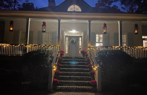 Okatie Casa | Sunset views from the dock Luxury 3 BR plus Carriage House on gated Callawassie