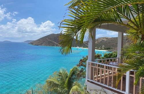 Jost Van Dyke Villa | Sunset Villa West, charming Jost Van Dyke villa overlooking White Bay Beach