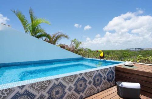 Tulum Apartamento | SunsetviewPH+PrivPool+Near Beach&Town+Rooftop+50mb