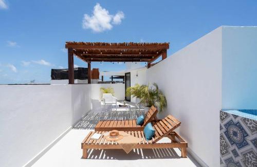 Tulum Apartamento | SunsetviewPH+PrivPool+Near Beach&Town+Rooftop+50mb