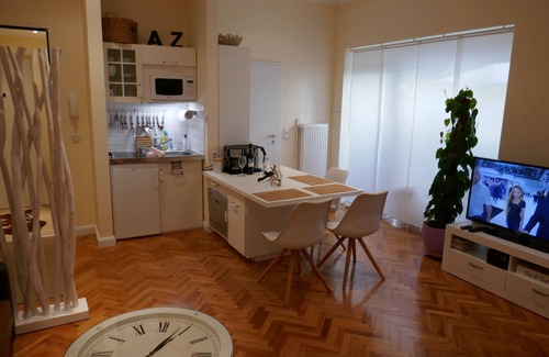Moabit Apartamento | Super * * * * apartamento en la estación principal con terraza, internet, lavadora