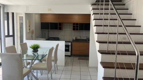 Pajucara Apartamento | Super Duplex Beira Mar na melhor praia de Maceió-NEO 709