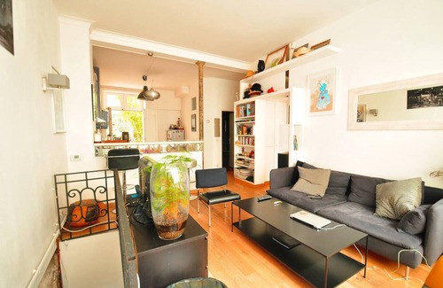 Quartier Saint-Ambroise Apartamento | Super Loft with Garden - Marais Paris center -
