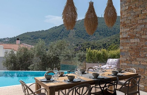 Skiathos Town Villa | Super Luxury Skiathos Villa Five-Bedroom Villa Private Infinity Pool & Astounding Sea Views Skiathos Town
