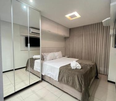 Setor Bueno Apartamento | Super Premium no Bueno 3 Ares Condicionados Piscina Academia Próximo ao Hospital Albert Einstein 2408