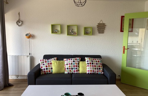 Fort-Mahon-Plage Apartamento | Super estudio 4 personas, frente al mar, cerca de la playa + parking.