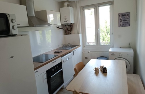 Mulhouse Apartamento | Super T3 fully equipped quiet free parking nearby