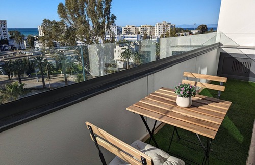 Malabata Apartamento | Superb 2BR & 2BA with Seaview in the heart of Tangier