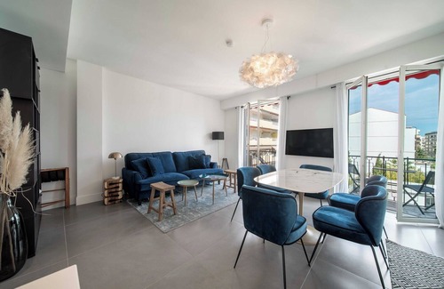 Cannes City Centre Apartamento | Magnífico apartamento de 55m2 en el corazón de Cannes - 2 habitaciones, 4 personas