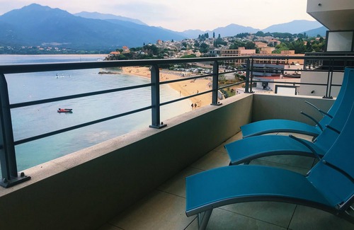 Propriano Apartamento | APARTAMENTO EXCELENTE CON AIRE ACONDICIONADO EN LA PLAYA CON UNA VISTA SALUDABLE PARAÍSO