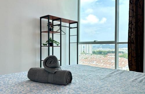 Bayan Lepas Apartamento | Superb Airport 2BR Suite# Straits Intl# MsgChair
