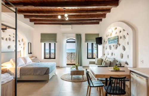 Khora Sfakion Apartamento | Superb apartmentS Kriaras sea view in Sfakia