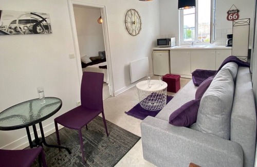 Villers-sur-Mer Apartamento | Superb seafront terrace in the city center