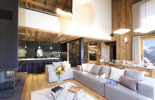 Les Deux Alpes Condominio | Superbe appartement style chalet + sauna privé