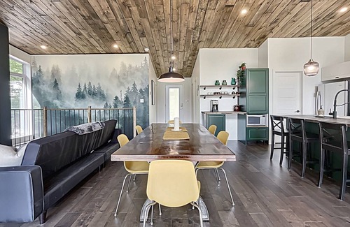 Saint Donat Chalet De Esquí | Superbe Chalet Ski-in Ski-out Garceau