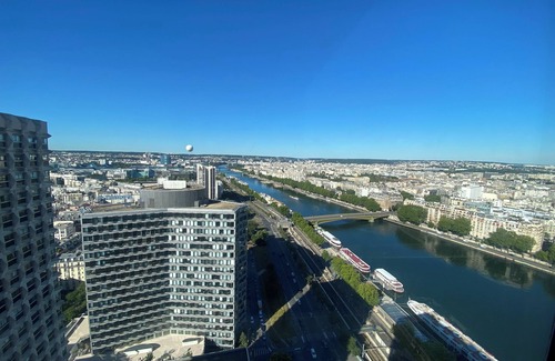Quartier de Javel Apartamento | Superbe VUE Seine ET Statue DE LA Liberte-appartement Standing