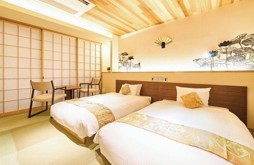 Shimogyo Hotel | Superior Twin Room with Garden Room Only Relaxin / Kyoto Kyōto