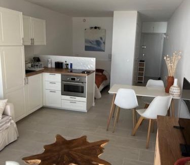 Marseillan Plage Apartamento | Sur la plage avec vue plongeante sur la mer