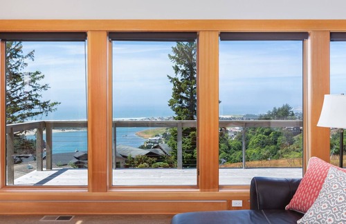 Pacific City Casa | Sweeping Ocean and Mtn Views, Dogs Welcome! Enjoy the Community Pool and Hot Tub