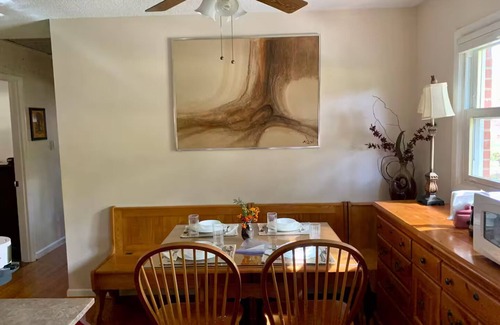 Greensboro Casa | Sweet Haven - Serene 3BR Family Retreat - Trees, Trails, Convenient Location