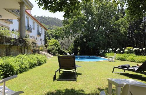 Facha Casa | Swimming Pool Bedroom at Casa dos Macieis, Camino Santiago direct access & Optional Agritourism
