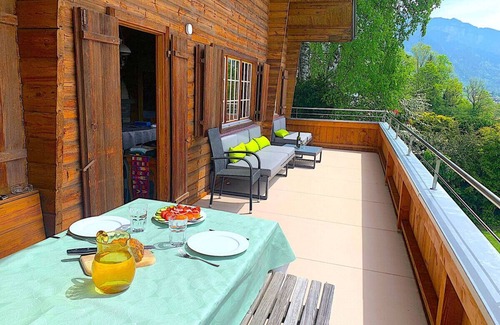 Aeschlen ob Gunten Chalet De Esquí | SwissHut Stunning Views Alps & Lake - Chalet Emmit