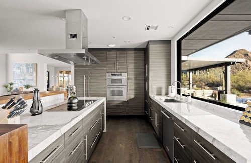 North Scottsdale Casa | 2 Homes+Pickleball+Gym+360 Valley Views+Pool/Spa