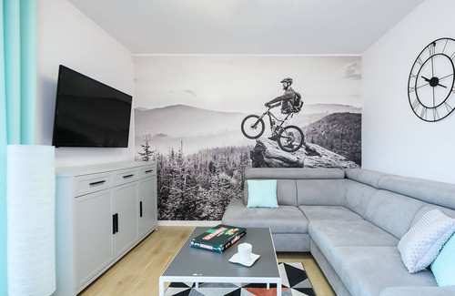 Meszna Apartamento | Szczyrk Apartament Miętowy z widokiem na Skrzyczne