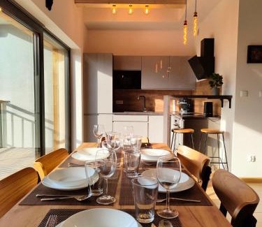 Meszna Apartamento | Szczyrkowskie SKI&FUN 14 z widokiem na góry Sauna, jacuzzi w cenie pobytu