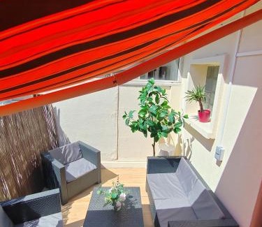 Le Mourillon Apartamento | T1 avec grande terrasse, hypercentre ,climatise