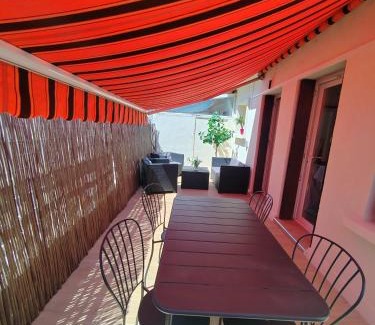 Le Mourillon Apartamento | T1 avec grande terrasse, hypercentre ,climatise