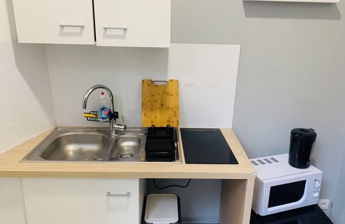 Plerin Apartamento | T1 bis for 3 people Private and separate kitchen bathroom
