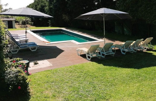 Casal do Pardo Cabaña | T3 4 km de la playa con piscina y jardín
