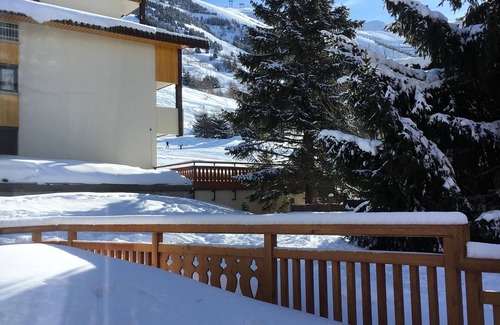 Les Deux Alpes Apartamento | T2 / 3, corazón del resort, fondo de pistas, estacionamiento, terraza de 30m3 + 100m2