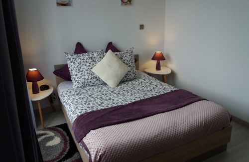Aubin Apartamento | T2 35m ² en la planta baja con patio privado a 5 minutos de los baños termales. 3 estrellas
