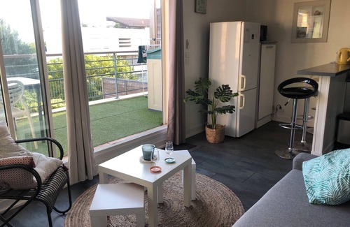 La Rochelle Apartamento | Apartamento T2 con vistas a la piscina.