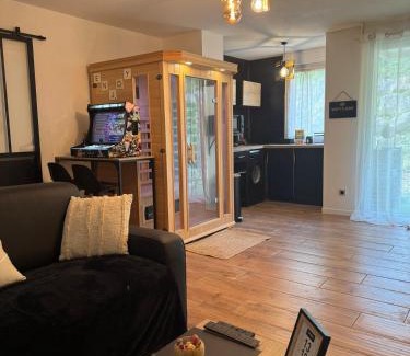 Tournefeuille Apartamento | T2, Balneo, sauna, lit rond, jeux arcades, parking