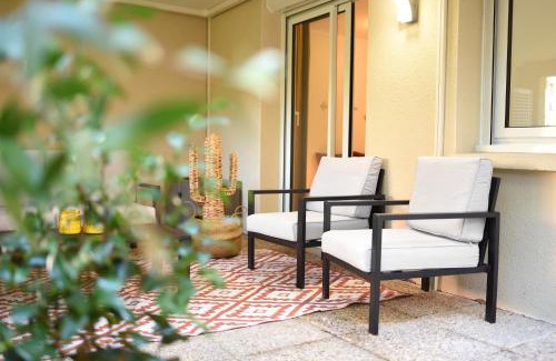 Patte d'Oie Apartamento | T2 Calme absolu - Coeur Toulouse - Saint Cyprien - climatisation - Terrasse arborée
