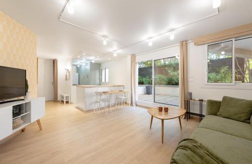 Patte d'Oie Apartamento | T2 Calme absolu - Coeur Toulouse - Saint Cyprien - climatisation - Terrasse arborée