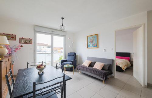 Quint-Fonsegrives Apartamento | T2 Calme & Charmant proche de Toulouse - A 2min du Campus TBS