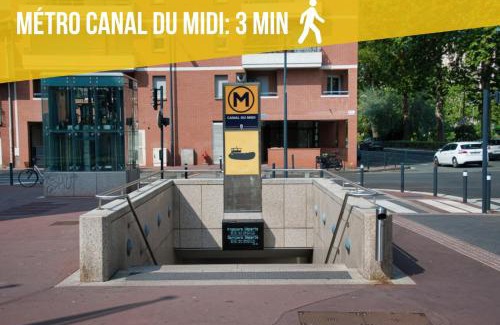Toulouse City-Centre Apartamento | T2 Chalets cosy central Canal du Midi Toulouse