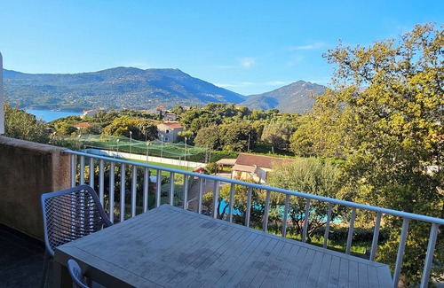 Propriano Apartamento | T2 Dolce & Vita C4 sea and pool view