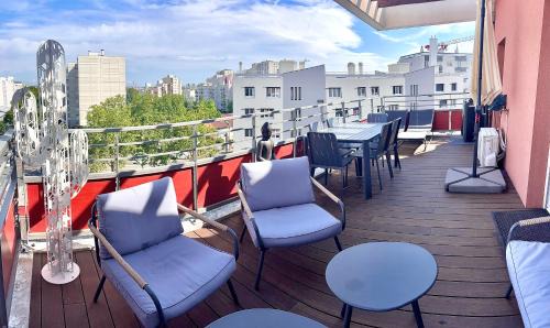 8th Arrondissement Apartamento | T2 Little Bohême proche hôpitaux terrasse plein ciel