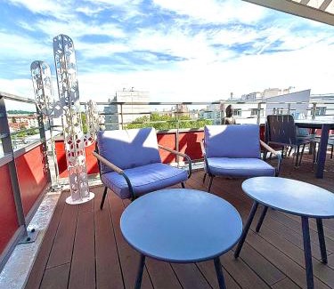 8th Arrondissement Apartamento | T2 Little Bohême proche hôpitaux terrasse plein ciel