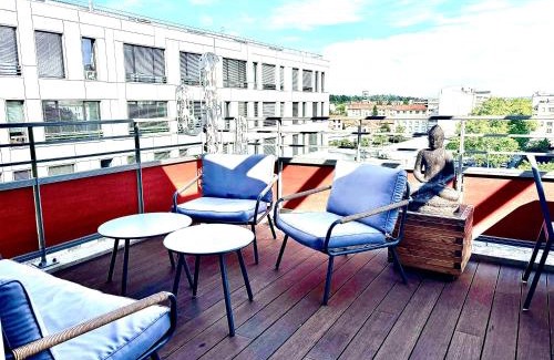 8th Arrondissement Apartamento | T2 Little Bohême proche hôpitaux terrasse plein ciel