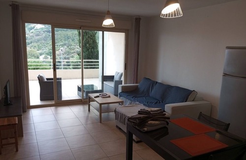 Ville-di-Pietrabugno Condominio | T2 panoramic sea and mountain view
